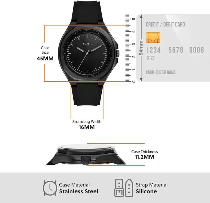 Ceas Original FOSSIL Încărcare Solară BQ2769