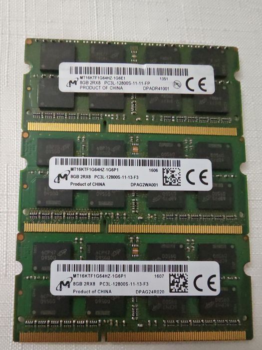 8GB RAM DDR3L pentru laptop