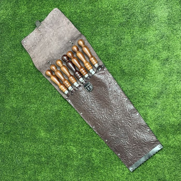 Кожа набор шампуров