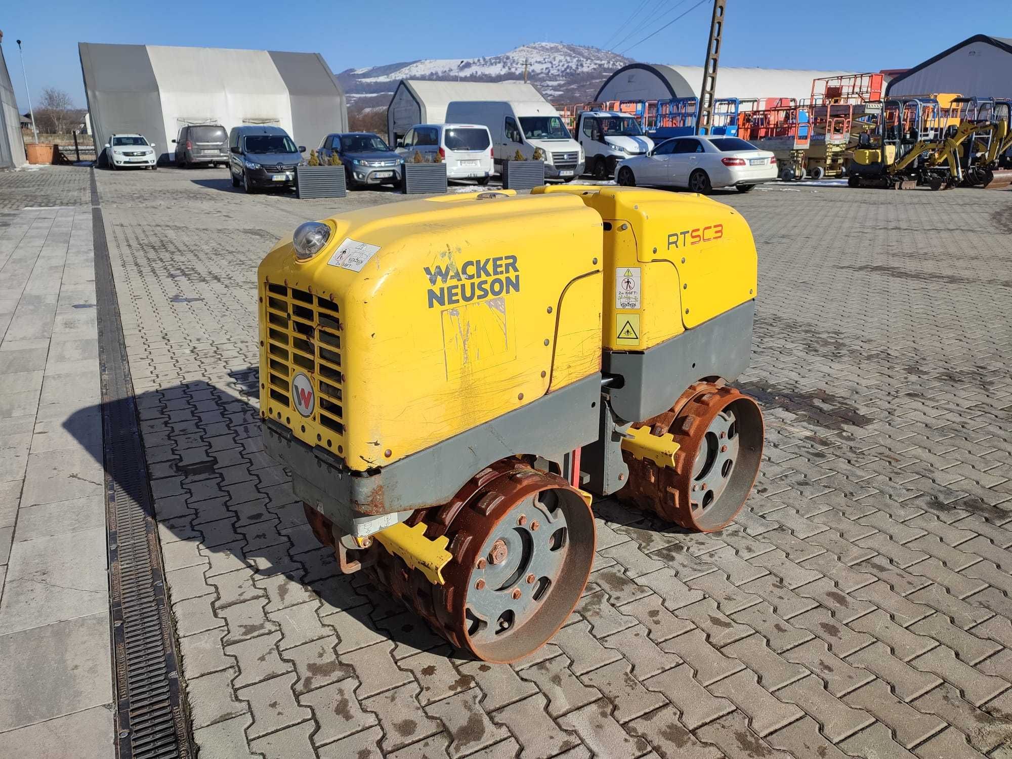 Cilindru vibro-compactor cu telecomanda Wacker Neuson RTK-SC3