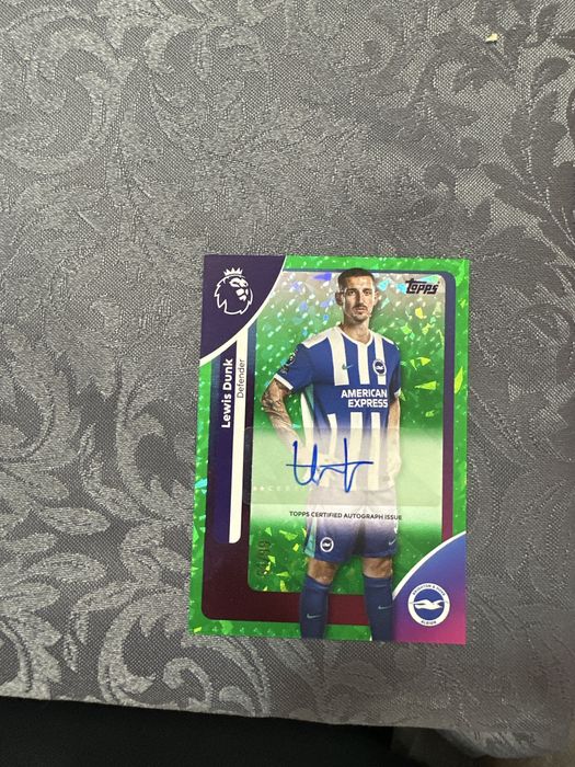 Продавам редки карти Topps premier league 25/26 с автографи и номера