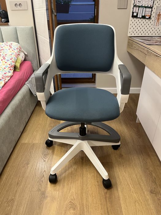 Ученически стол,сиво син