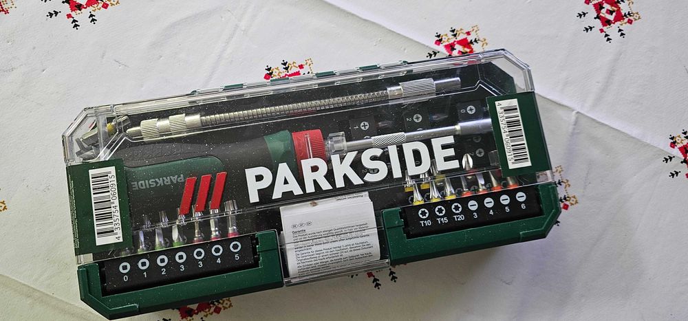 set surubelnita parkside cu biti