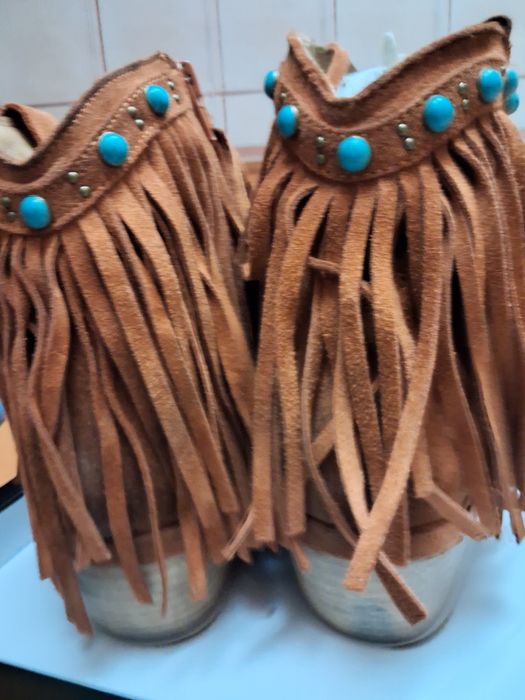 Botine next piele intoarsa mas.39,25cm