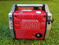 Generator Honda EM650, benzina, 4 timpi, camping, rulota