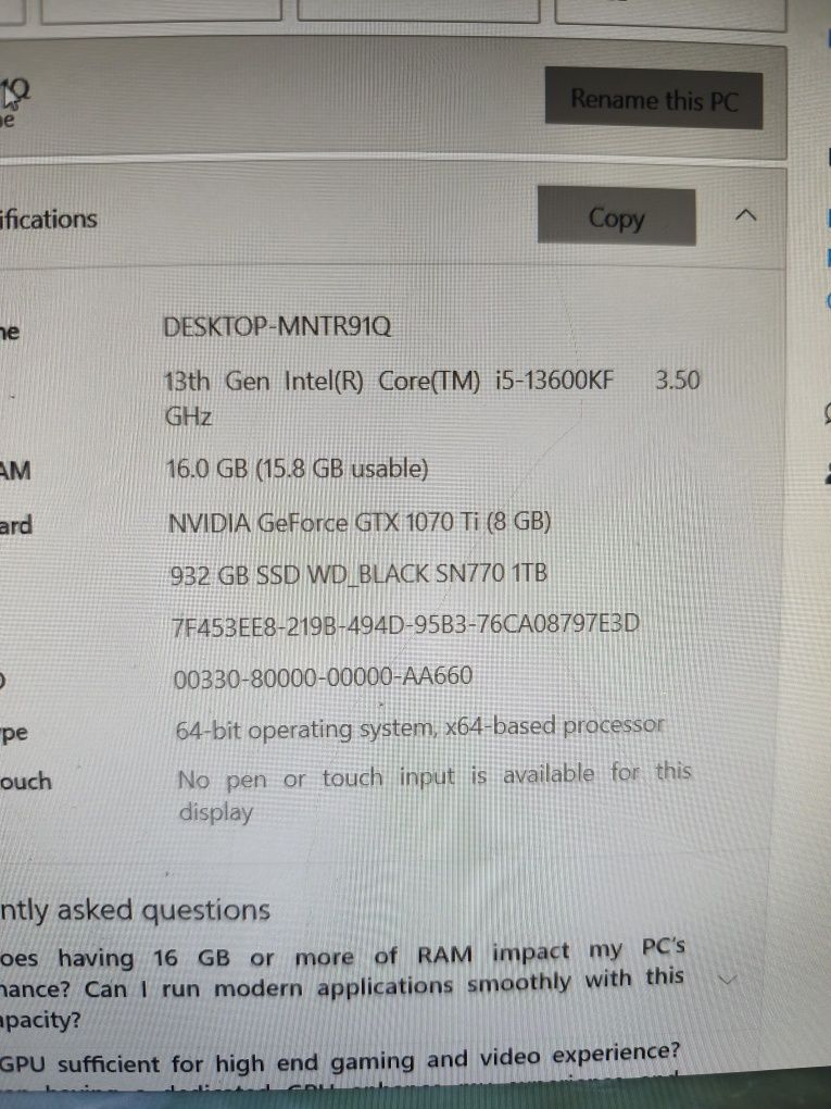 Pc Gaming Garantie