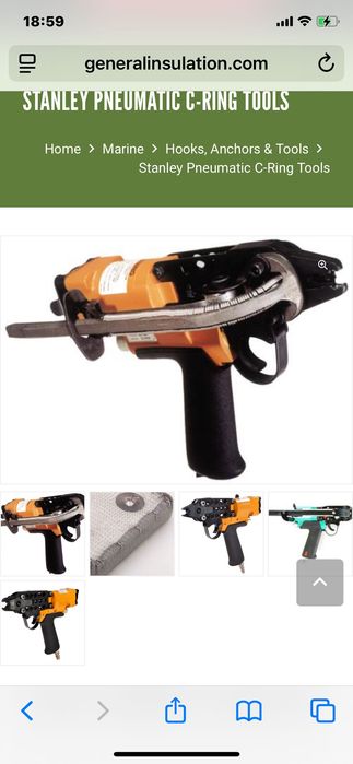 STANLEY SC743 Cleme c pneumatic
