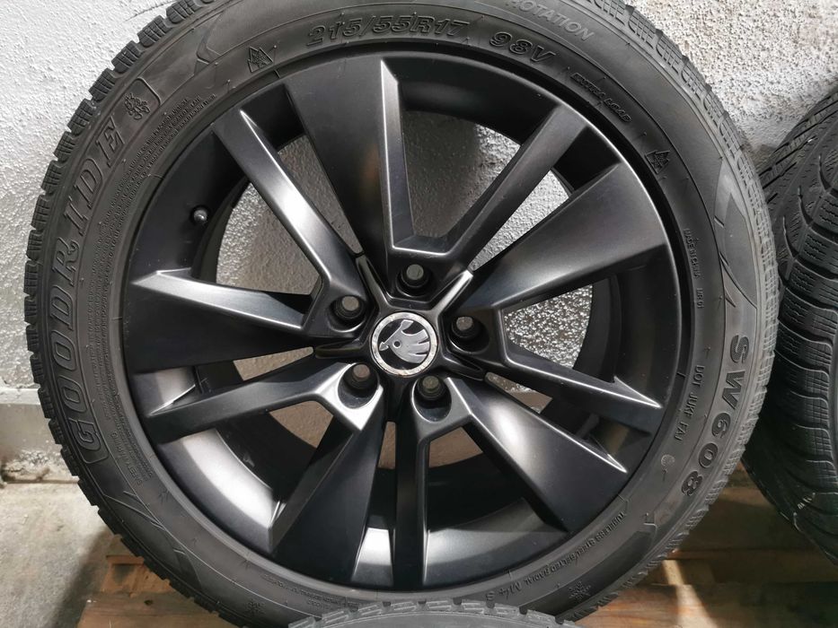 Jante Originale Skoda Karoq / Kodiaq . R 17 cu anvelope de iarna