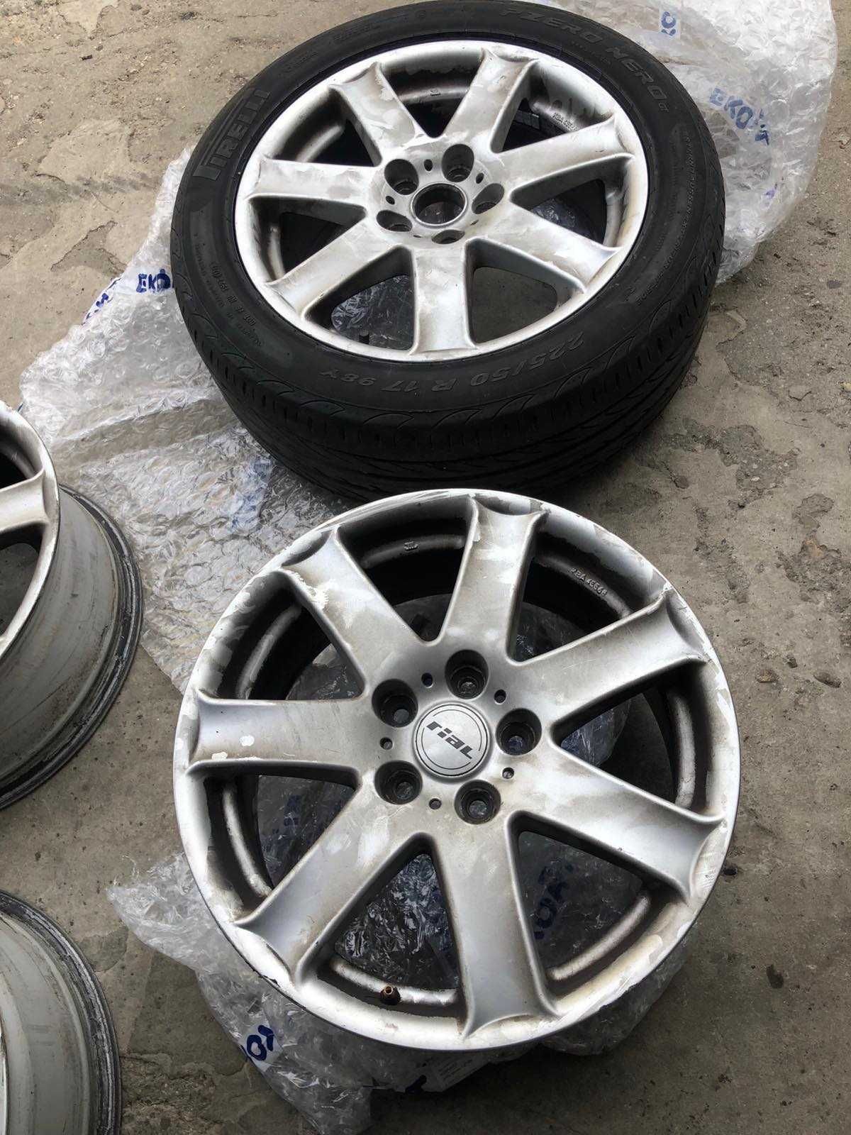 Джанти Rial 17 цола ауди 17" 5x112 vw audi a4 a6 mercedes