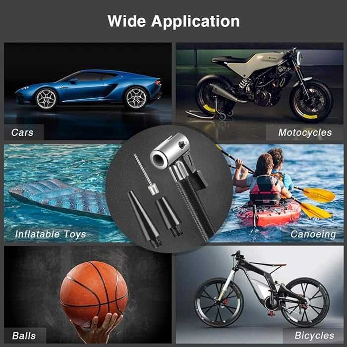 Compresor auto digital 3in1, 120W, 35L/min, Cablu de alimentare 3m