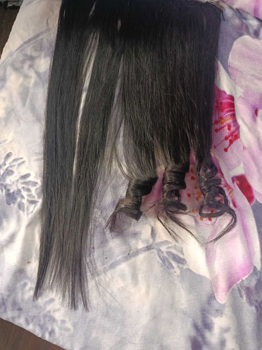 Естествена коса на 2 реда