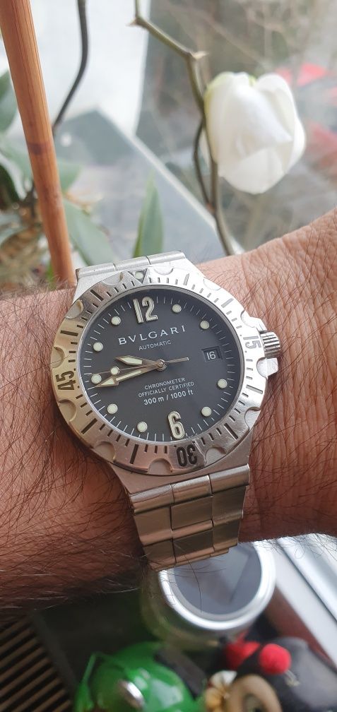 Bvlgari Diagono Scuba schimb Tudor, Omega, Breitling