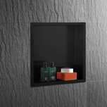 Raft incastrat patrat, inox periat, Wall-Box 30x30x10cm / 60x30x10cm
