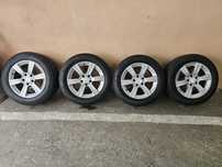 Jante 5x112 cu anvelope 225/55R16 vara