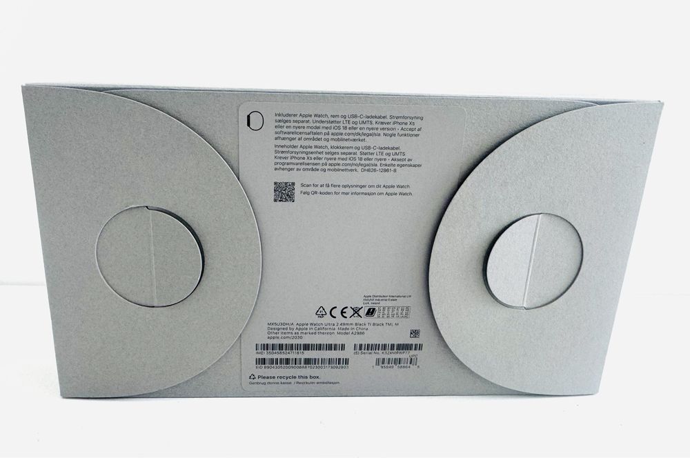 НОВ! Apple Watch Ultra 2 49mm Black Tit Black Milanese Loop ГАРАНЦИЯ!