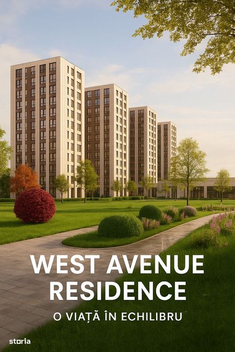 Investiție premium – studio 2 camere în West Avenue Residence