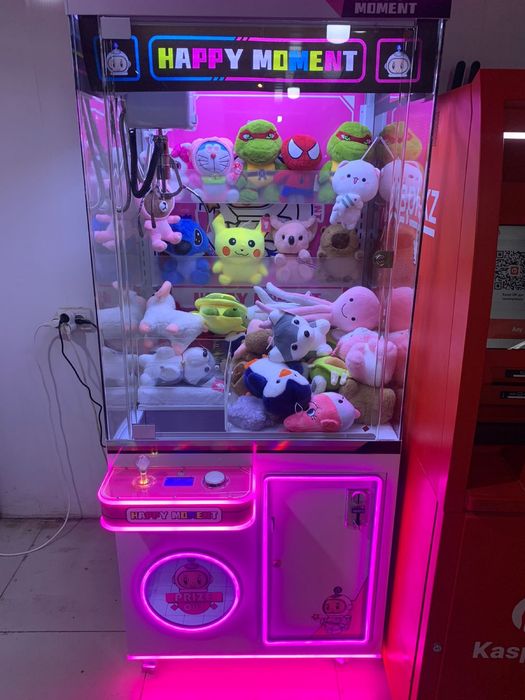 Продаётся игровой автомат «Хватайка» — розовый, с прибыльным местом