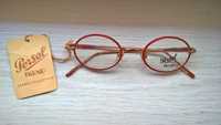 PERSOL ILYA rame ochelari lentile blanc noi placati cu aur 18k
