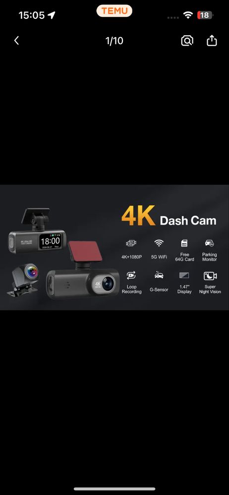 видеорегистратор mini 4k
