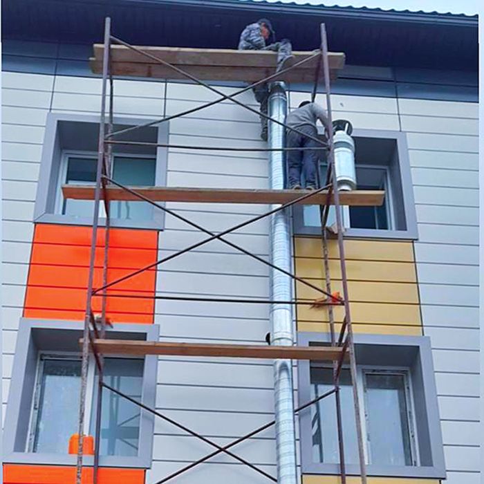 УСТАНОВКА вентиляции и вытяжки