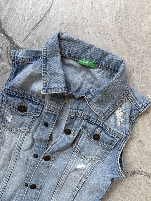 Елек деним Бенетон, унисекс