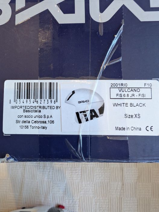 Детска състезателна ски каска BRIKO VULCANO FIS 6.8 JR - FISI [НОВА]