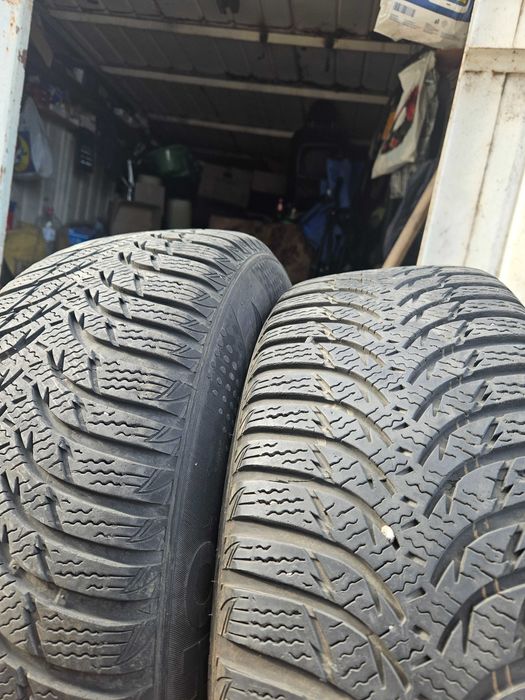 Лети  джанти  5х112  15  със  зимни  гуми  195/65/15  KUMHO