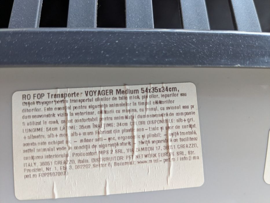 Box transport animale