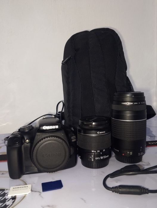 Фотоаппарат Canon EOS 1100D Kit+Canon EF 75-300