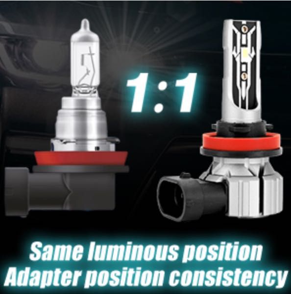 H8 H9 H11 LED Крушки за Фарове 12V 70W 6000K Ксенонови Бели