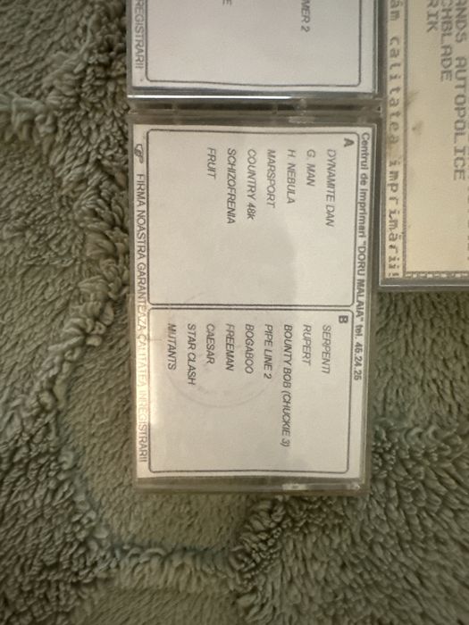 Casete cu jocuri si programe pentru calculatoare vechi HC2000
