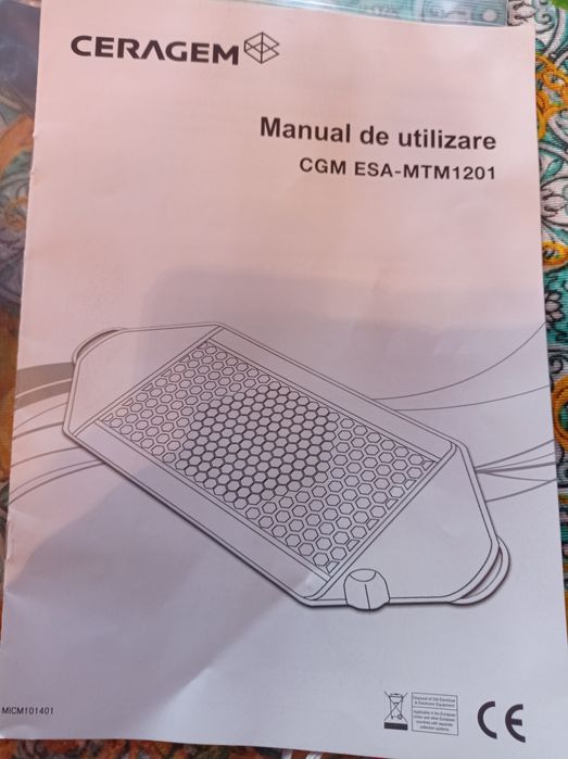 Saltea  ceramica cu sistem incalzire