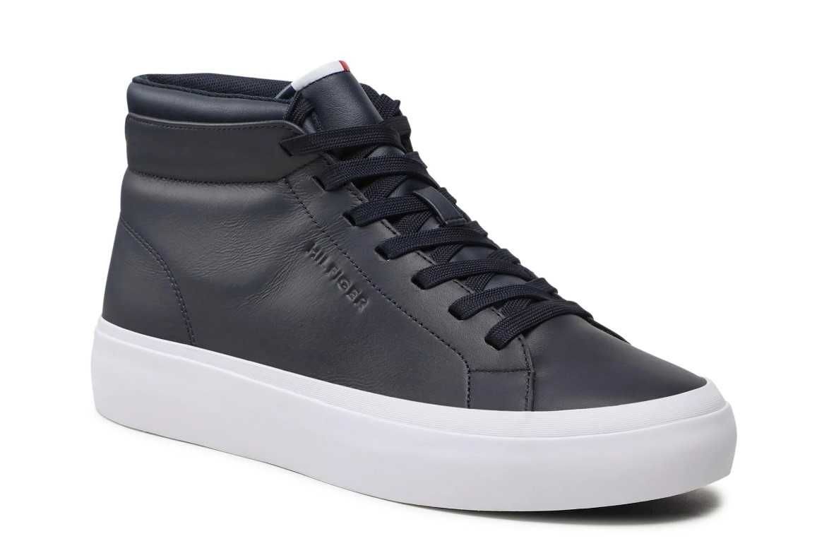 Sneakers Tommy Hilfiger PV High Leather, piele naturala, mas 40-41-42