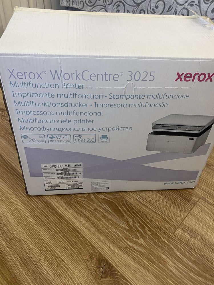 Принтер, сканер и ксерокс МФУ Xerox workcentre 3025