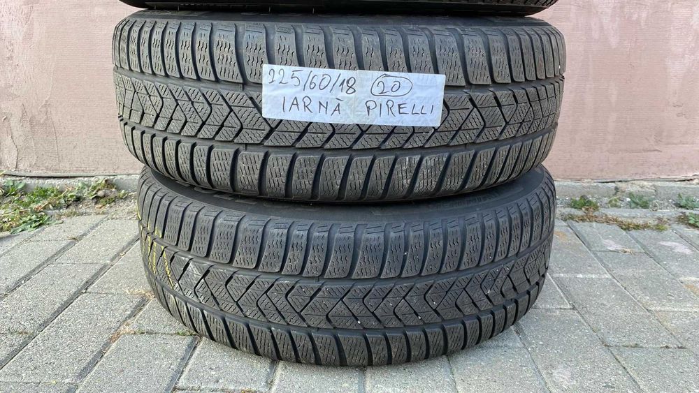 jante bmw seria 5 G 30 G 31 X1  G11 G12 5X112 Iarna 225 60 18 pirelli
