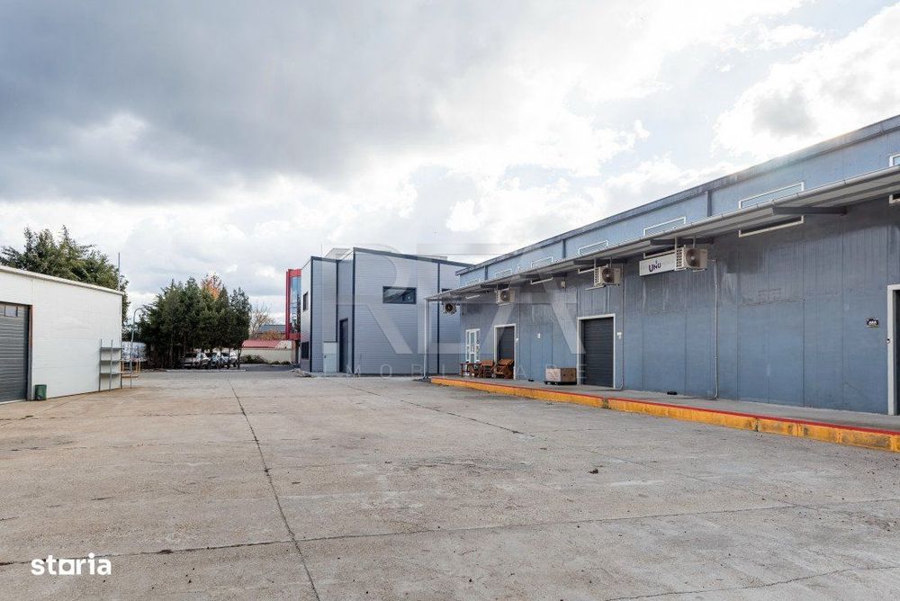 Hale depozitare/productie + Cladire de birouri | Teren 4213 m.p. | Tun