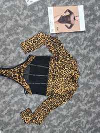 Body animal print cu, corset