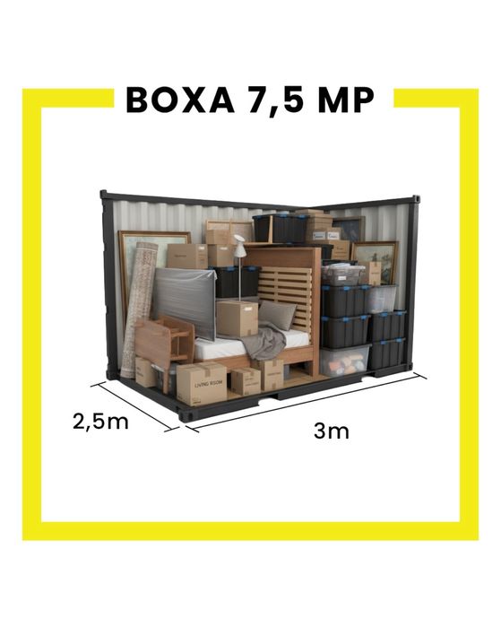 Spatiu depozitare individuala, boxa, containere maritime, garaje