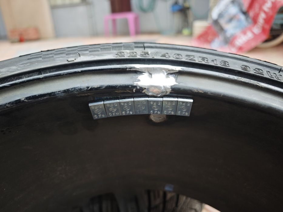 ULTIMUL PRET !! Roti 5x108 (jante + cauciucuri) 225/40 ZR R18 92 W XL