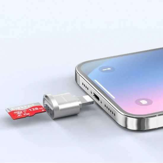 Card Reader за iPhone Lightning EARLDOM OT94L Четец за карти SD