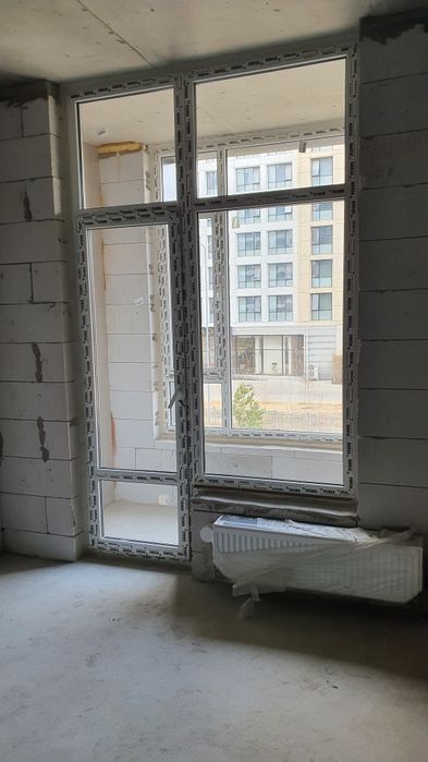 Стеклопакет. Балконная дверь с окном (рехау)