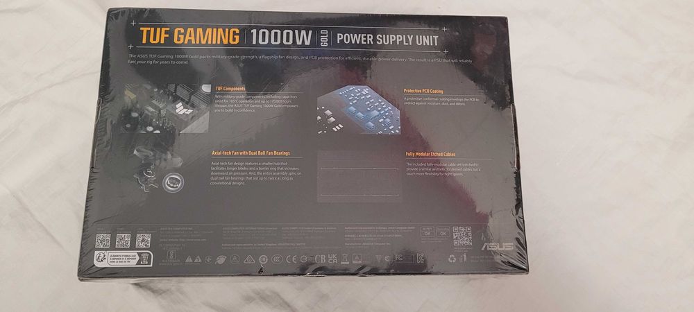 Sursa ASUS TUF GAMING, 80+ Gold, 1000W , sigilata, noua