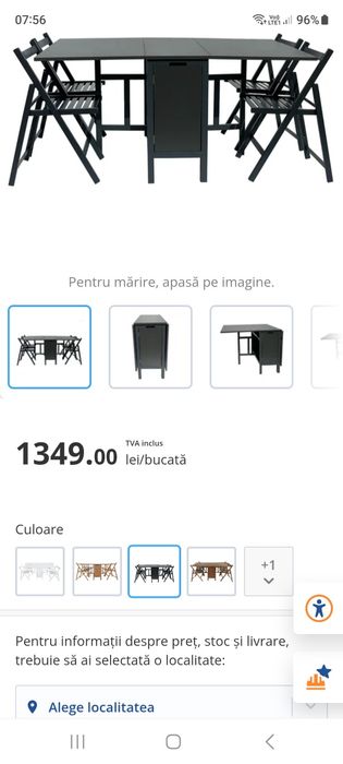 Vând masă plianta.