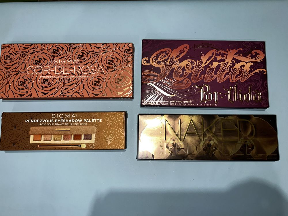Палитри Huda,Natasha Denona,Charlotte Tilbury,ABH,Kylie,Too faced и др