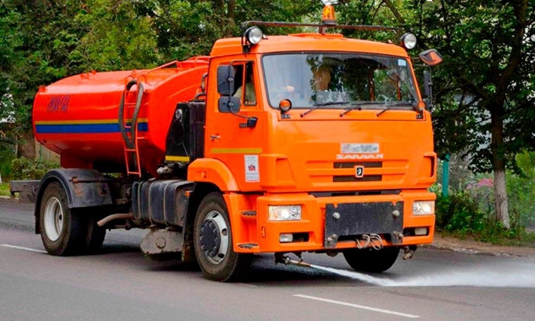 Услуга водавоз suv yetkazib berish yol yuvish ʼ yongir