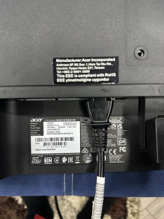 Продам монитор ACER 165 гц