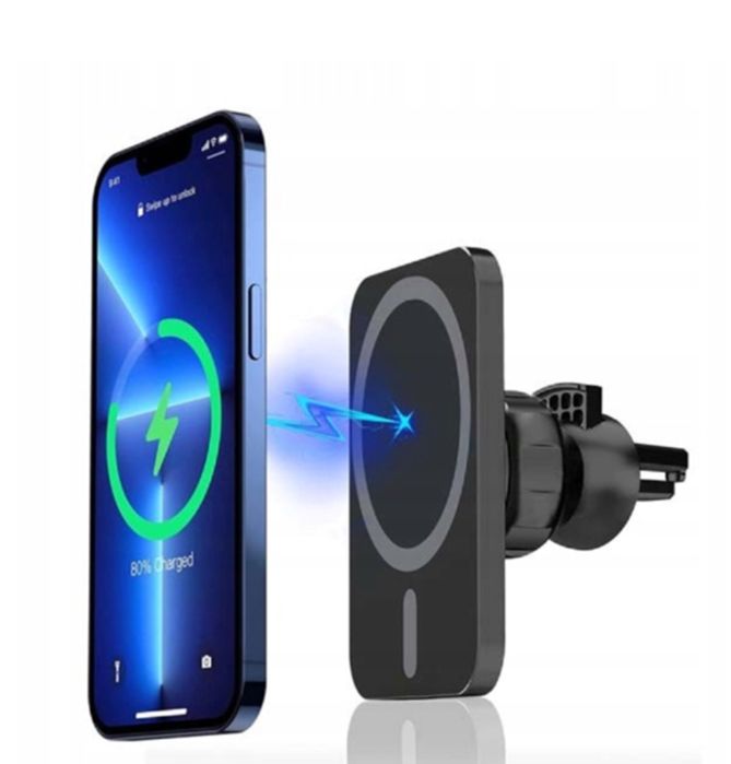Incarcator auto wireless magnetic, 15W