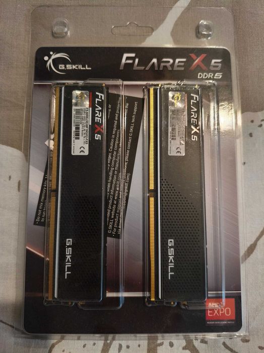 Продавам G.Skill DDR5 RAM 4x16gb (64GB) 6000 ,чисто нова , запечатана