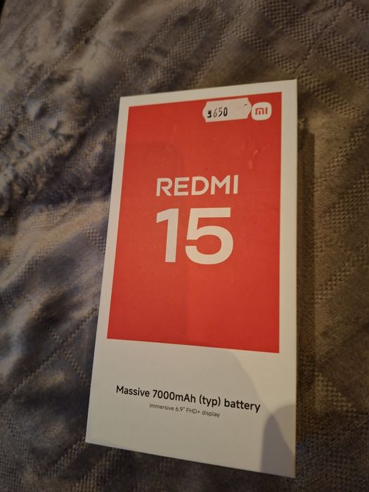 Telefon Redmi 15  7000 mAh battery