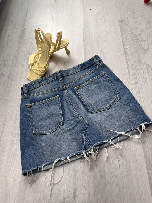 Fusta blug H&M , albastra , M/38